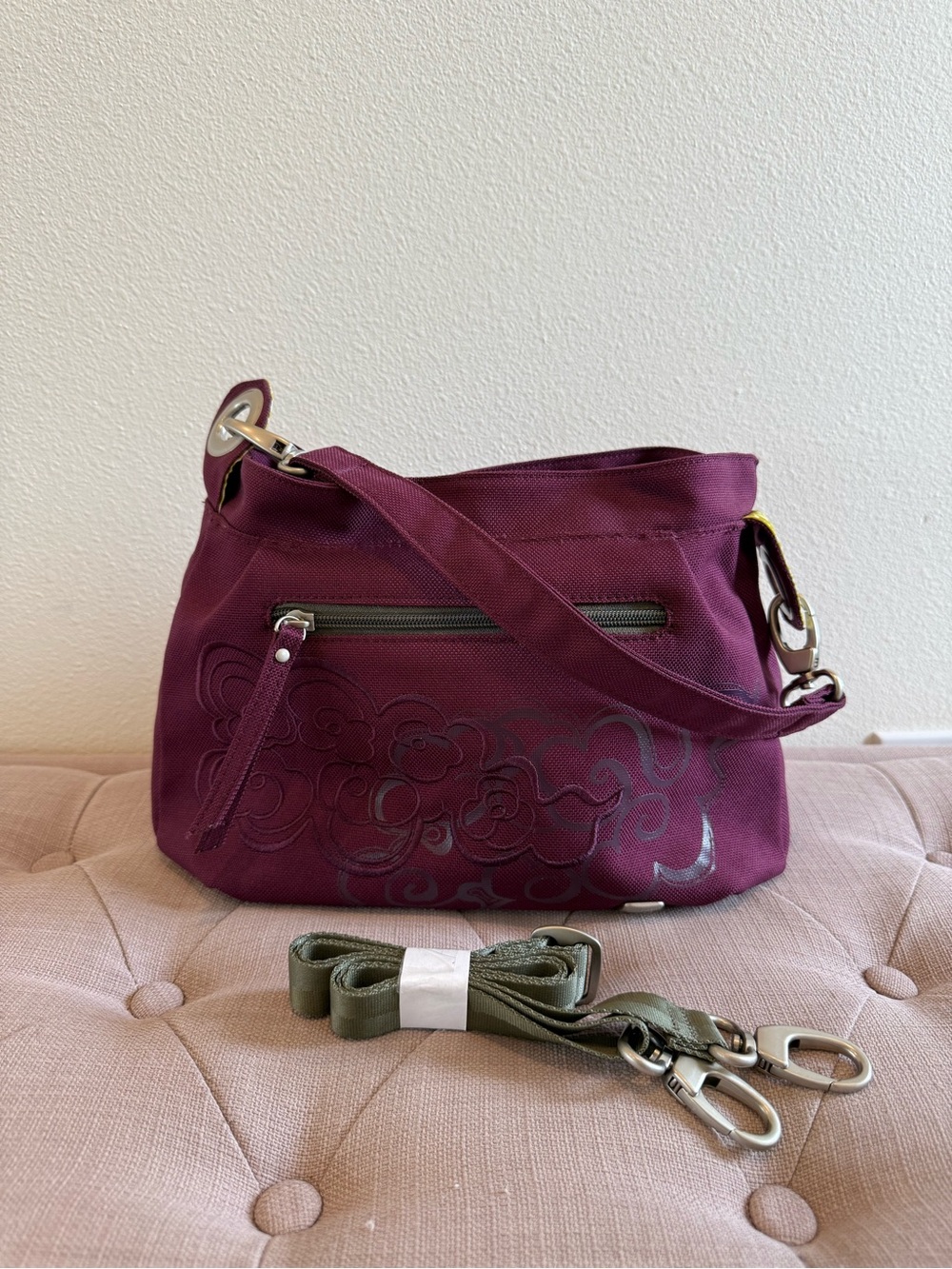 NWOT Haiku Purple Plum Bucket Bag Shoulder Bag/Crossbody